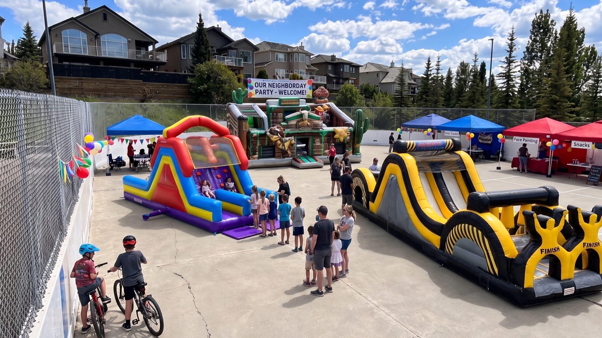 Neighbours at Neighbour Day in Signal Hill
