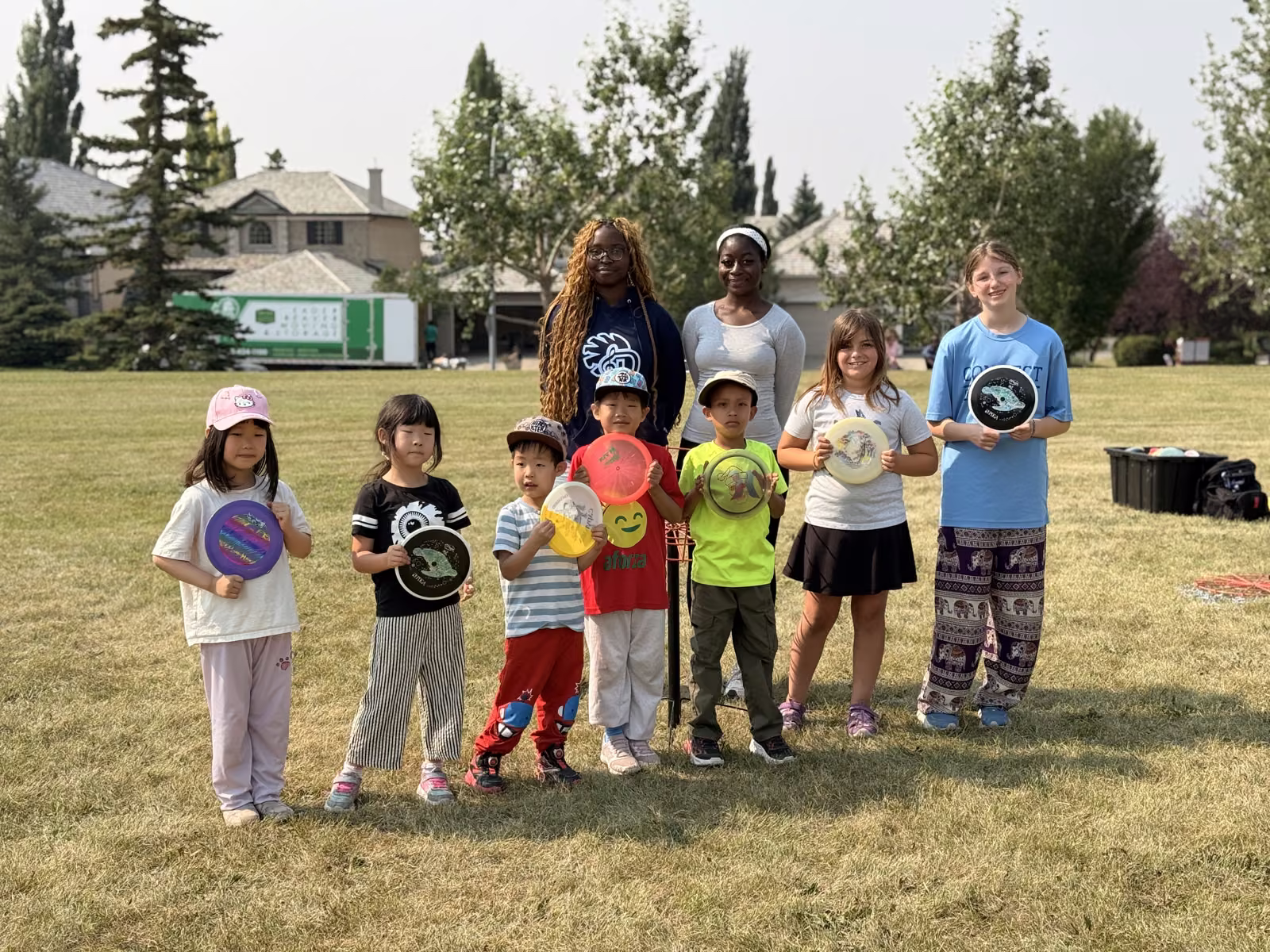 First throws, new discs: how Youth Disc Golf in the Park went